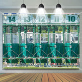 Aperturee - Horse Race Course Green Fence Kentucky Derby Backdrop